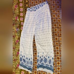 Lightweight Boho wide leg pants size XL by YADO